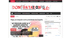 Desktop Screenshot of don-patadon.com