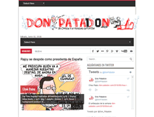 Tablet Screenshot of don-patadon.com